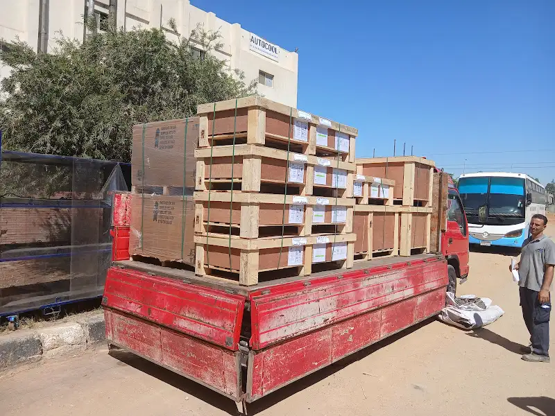 شركة مراسيل للشحن والتصدير الي ( ليبيا ) والتوريدات العمومية اكسسوارات قطاعات غرف التبريد