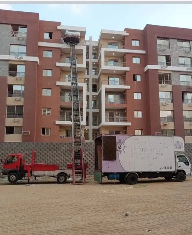Moving luggage and lifting the winch of Al-Buhairi Furniture Transport Company