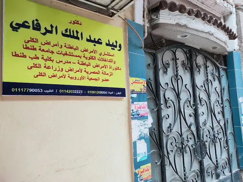 عيادة د. وليد الرفاعي (استشاري الأمراض الباطنة وأمراض الكلى بكلية طب طنطا)